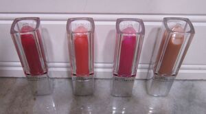 Maybelline New York Lot of 4 Assorted Lipsticks NEW/Unsealed/Never Used